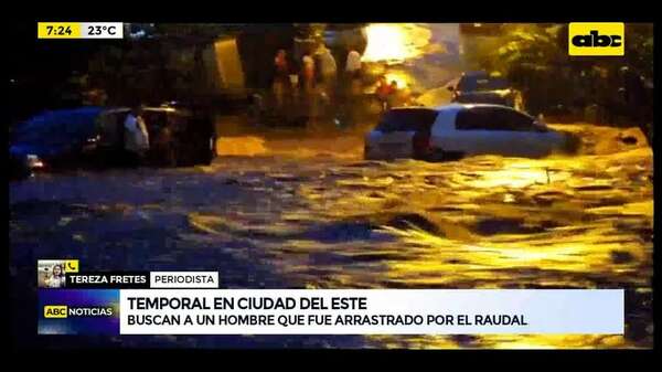 Video: Intenso temporal en Ciudad del Este - ABC Noticias - ABC Color