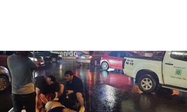 Atropelló a una mujer y se dio a la fuga