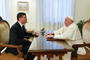 La única audiencia que mantuvo el Papa fue con el presidente paraguayo - ADN Digital