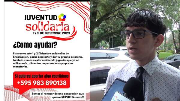 Juventud Solidaria: Estudiantes encarnacenos organizan colecta a beneficio de familias necesitadas en Navidad y Año Nuevo!"