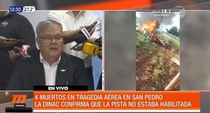 Tragedia aérea en San Pedro: la pista no estaba habilitada | Telefuturo
