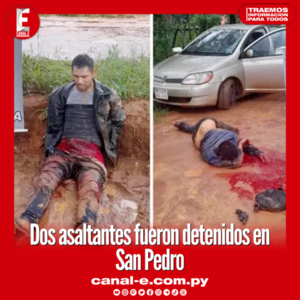 Enfrentamiento entre policias y delincuentes deja dos detenidos heridos