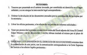 Acusan ante el JEM al fiscal Adjunto Édgar Moreno por supuestamente reabrir una ya prescrita