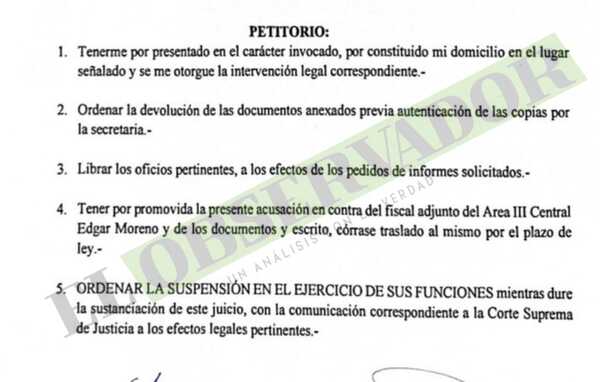 Acusan ante el JEM al fiscal Adjunto Édgar Moreno por supuestamente reabrir una ya prescrita