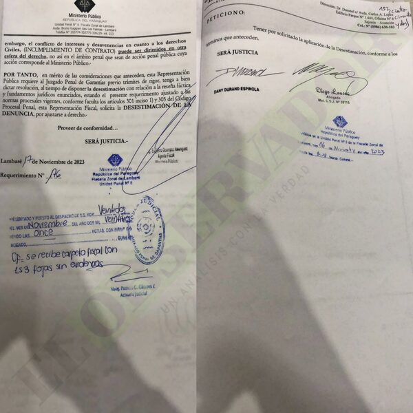 Llamativa celeridad en pedido de desestimación en una causa a Dany Durand