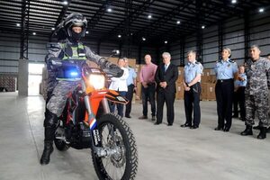 Taiwan donó 600 motocicletas para el Grupo Lince