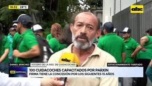 Estacionamiento tarifado: 100 cuidacoches capacitados por Parxin - ABC Noticias - ABC Color