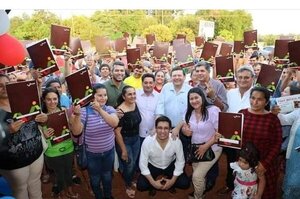 Indert destaca récord de entrega de títulos de propíedad