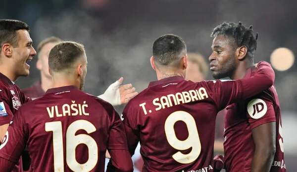 Gol de Tony Sanabria en la victoria del Torino ante Atalanta - Fútbol Italiano - ABC Color