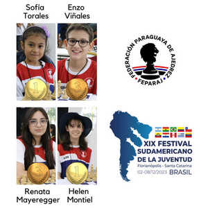 Buena cosecha de medallas de ajedrecistas juniors en Brasil - La Tribuna