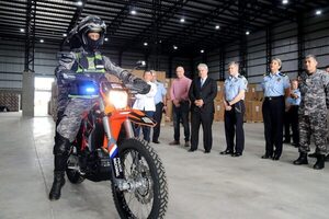 Grupo Lince recibe de la República China (Taiwán) unas 600 motocicletas
