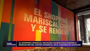 Video: el Shopping Mariscal inaugura majestuosa pasarela - ABC Rural - ABC Color