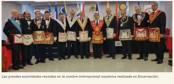 Cumbre internacional masónica concluyó en Encarnación