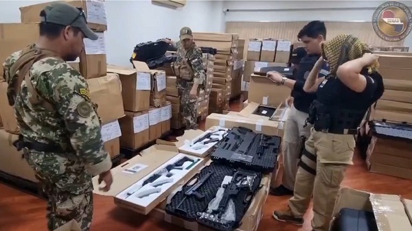 Paraguay, Brasil y EEUU inician operativo contra el tráfico internacional de armas - Noticias Paraguay