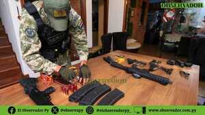 Operativo sin precedentes para desarticular a una red de traficantes de armas que opera en Paraguay, Brasil y EEUU