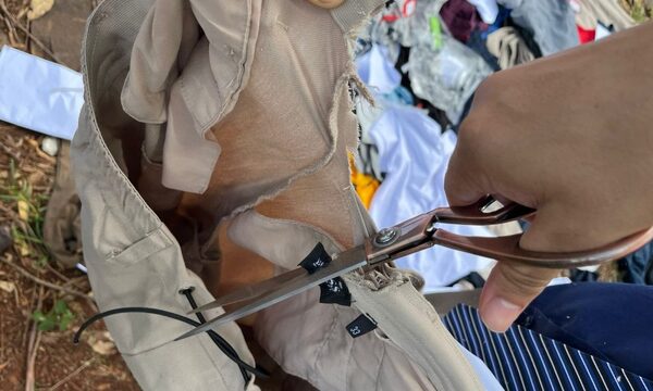 Fiscalía destruye productos falsificados de la marca Hugo Boss