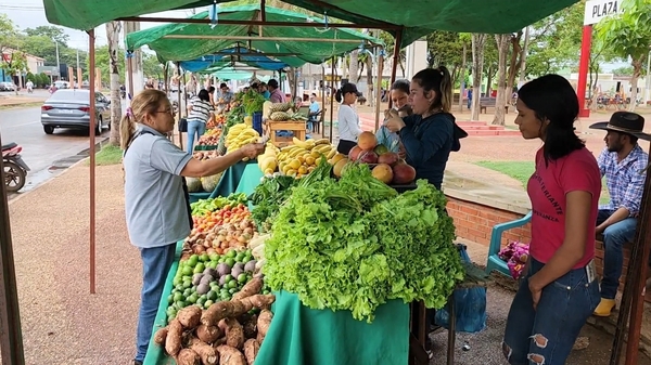 «Colorida Feria Distrital en el Parque Pinedo de Concepción»