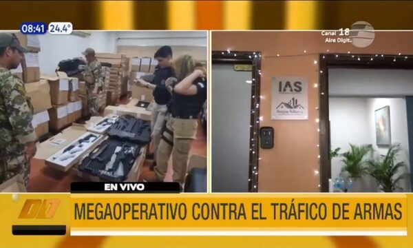 Operativo Dakovo: desarticulan red de tráfico de armas | Telefuturo
