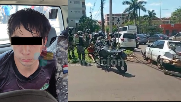 Joven provoca caos en persecución policial entre Encarnación y Cambyretá