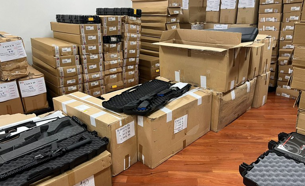 Brasil: PF realiza operativo contra banda que presuntamente importó 43 mil armas
