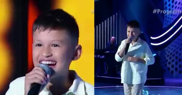 La Nación / Viral: con canción en guaraní, niño paraguayo cautivó a la TV brasilera
