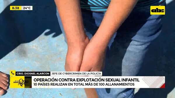 Video: Operación contra la Explotación Sexual Infantil  - ABC Noticias - ABC Color