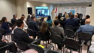Gremio de abogados otorga reconocimiento a la Circunscripción Judicial de Cordillera, a través del Ministro Superintendente, el Presidente del Consejo de Administración, Magistrados Judiciales y Funcionario Judicial
