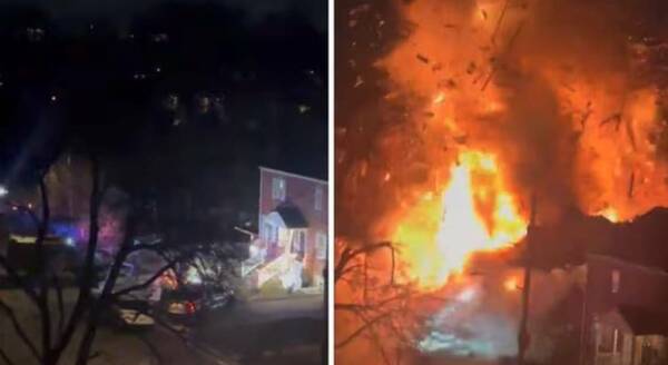 Tenían orden de registro pero la casa ¡explotó en mil pedazos! cuando llegó la Policía