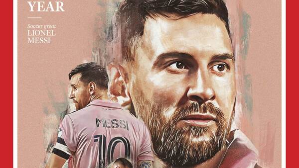 La revista TIME elige a Lionel Messi deportista del año