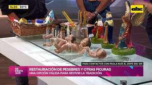 Video: restauración de pesebres y figuras religiosas  - Ensiestados - ABC Color