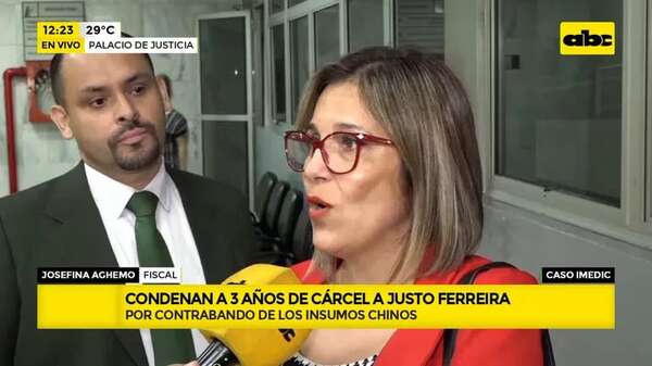 Video: Condenan a Justo Ferreira a tres años de prisión - ABC Noticias - ABC Color