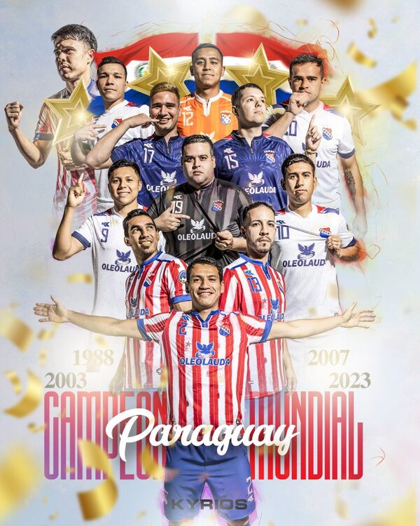 PARAGUAY TETRA CAMPEÓN MUNDIAL DE FÚTBOL DE SALÓN - Itapúa Noticias