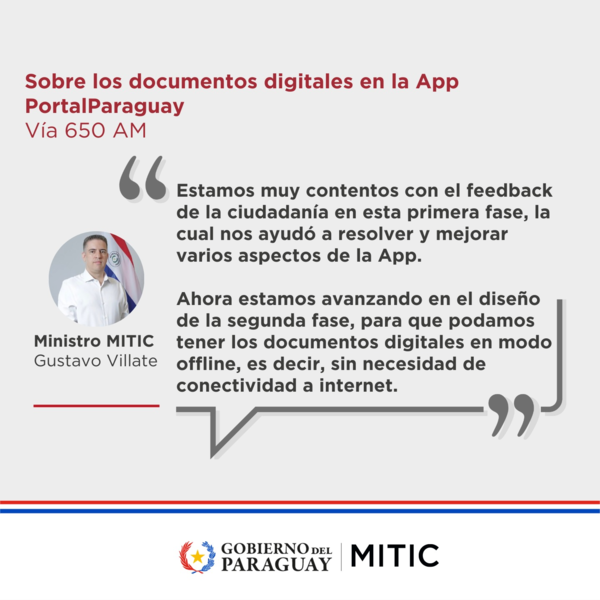 MITIC avanza en segunda fase de implementación de documentos digitales