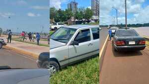 Otro accidente, persecución y detención ocurrió en Encarnación