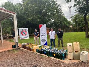 INCAUTARON COMBUSTIBLES DE PUESTOS DE VENTAS CALLEJEROS EN ENCARNACIÓN - Itapúa Noticias