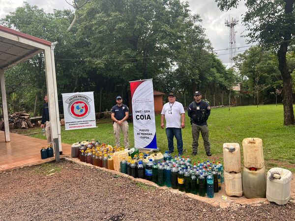 INCAUTARON COMBUSTIBLES DE PUESTOS DE VENTAS CALLEJEROS EN ENCARNACIÓN - Itapúa Noticias
