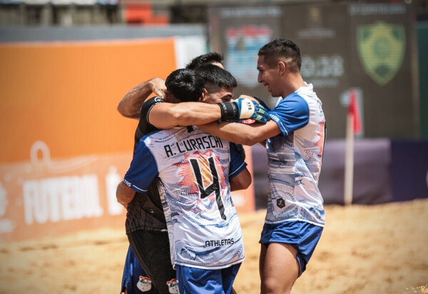 Versus / San Antonio triunfó y se anotó en los cuartos de final de la Libertadores Fútbol Playa