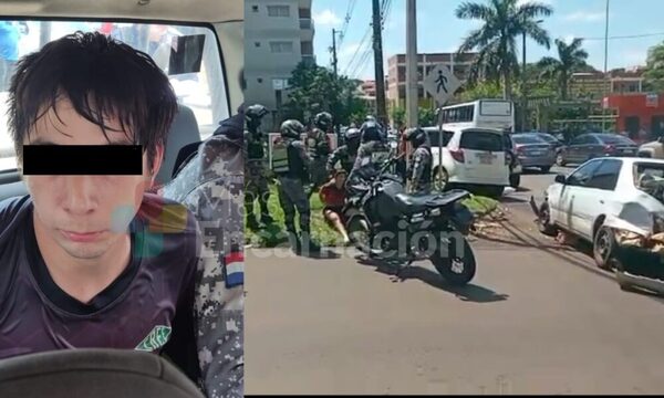 Joven involucrado en persecución y accidentes de tránsito arroja positivo por consumo de cocaína