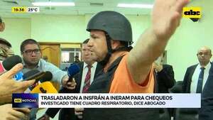 Video: trasladaron al pastor Insfrán a Ineram para chequeos - ABC Noticias - ABC Color