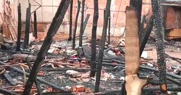 La Nación / Incendio en vivienda habría sido deliberado