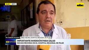 Video: Iniciaron obras de refacción del Hospital Regional de Pilar - ABC Noticias - ABC Color