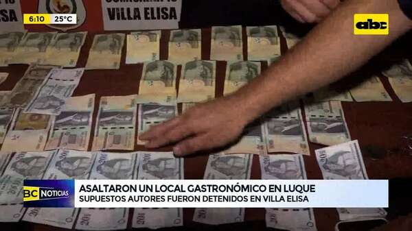 Video: Asaltaron un local gastronómico en Luque - ABC Noticias - ABC Color