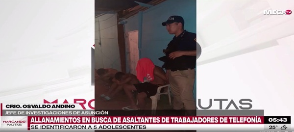 Atrapan a adolescente de 16 años, implicado en asalto a trabajadores de telefónica - Megacadena - Diario Digital