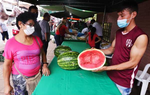 Productores ofertan sus sandías este miércoles en San Lorenzo - .::Agencia IP::.