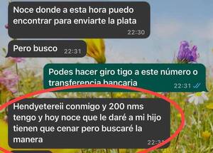 La excusa de conductor de moto bolt que se quedó con dinero ajeno: “mi hijo tiene que cenar”