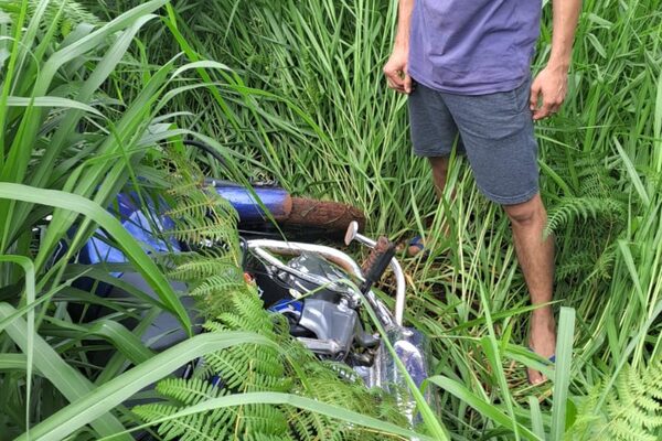 Recuperan moto robada