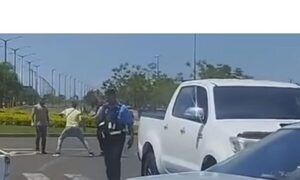 Conductor tatacho chocó, huyó y agredió a otros
