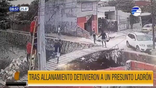 Tras allanamiento detuvieron a un presunto delincuente | Telefuturo