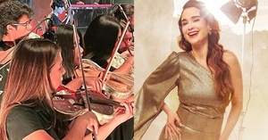 La Orquesta de Cateura acompañó a Lali en su presentación en el Bailando - EPA