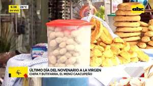 Video: Chipa y butifarra menú Caacupeño  - ABC Noticias - ABC Color